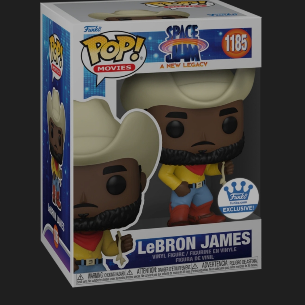 funko pop lebron james cowboy space jam 1185